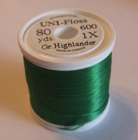 ������������� ���� Uni Floss 80 yds 600 1 x gr highlander